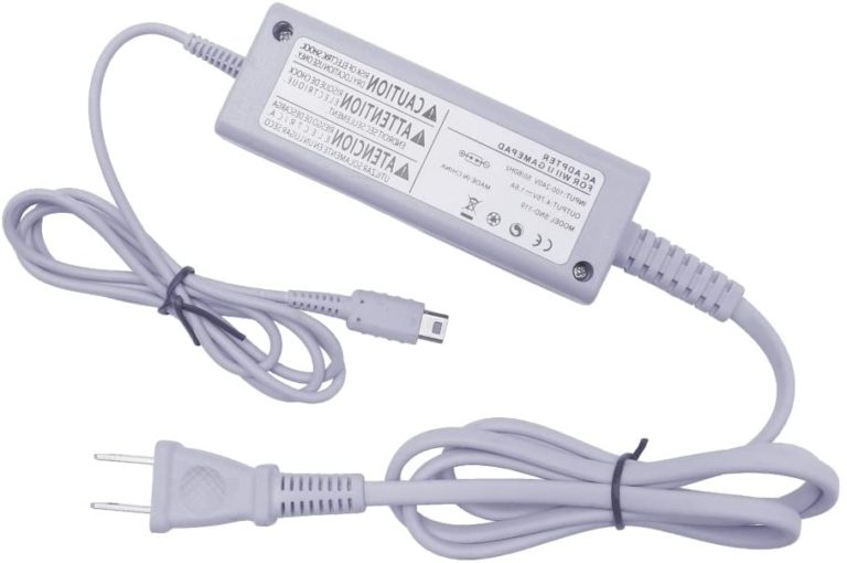 Wii U GamePad Charger, Power Supply AC Adapter Charging Cable with